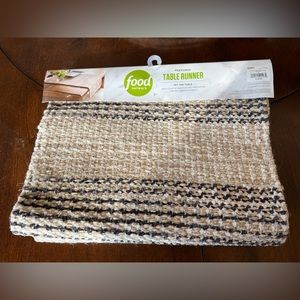 Food Network 13" x 72" Textured Table Runner New